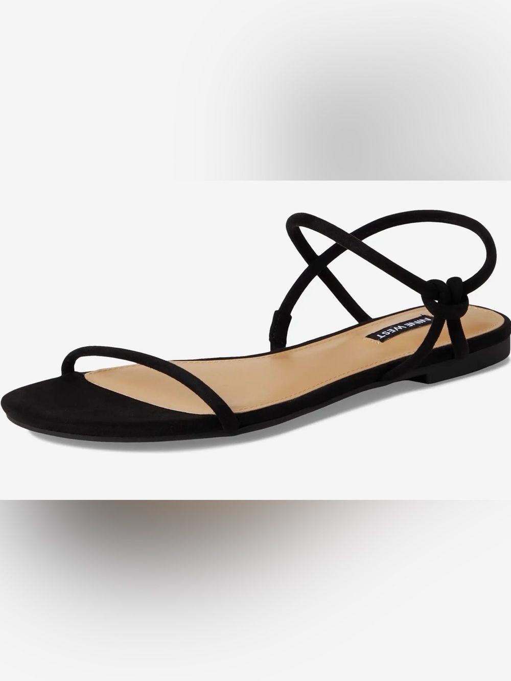 Nine West Women's Maizy Strappy Flat Slip-On Sandals size 8 MWT
